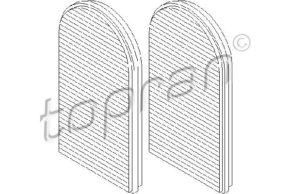 Комплект фільтрів, повітря салону, Topran 500673