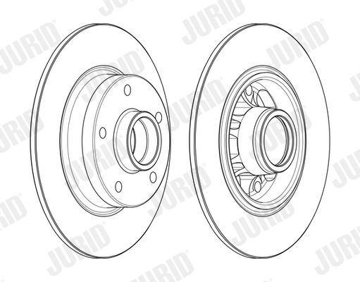 Гальмівний диск, Jurid 562732J-1
