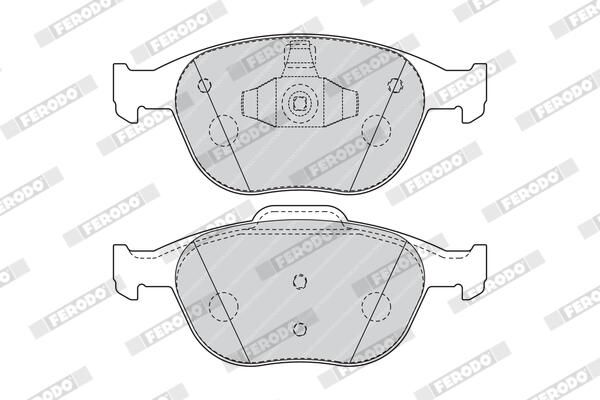 FERODO FVR1568 Brake Pad Set, disc brake