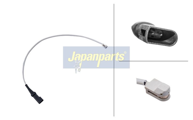 JAPANPARTS Įspėjimo kontaktas, stabdžių trinkelių susidėvėjimas