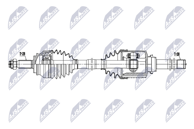NTY NPW-MS-118 Drive Shaft