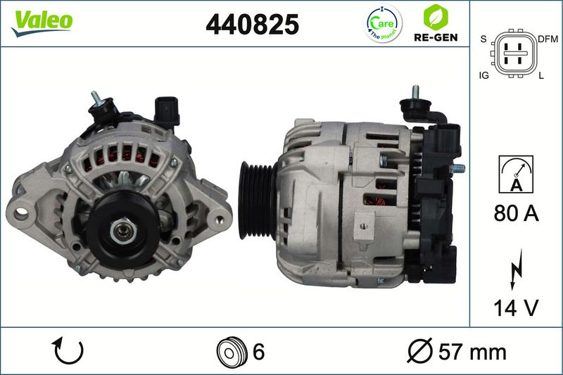 Γεννήτρια  VALEO RE-GEN REMANUFACTURED