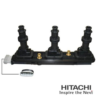 HITACHI котушка запалювання OPEL Vectra B 2,6 Omega B 2,6/3,2 2,4,6цил