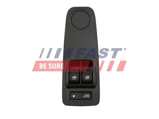 Блок кнопок стеклоподъемника левого Fiat Ducato (06-) black (FT91956) Fast