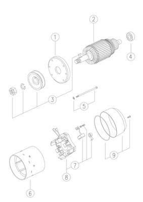 Product Image - Elektromotor - MM238 - MAHLE