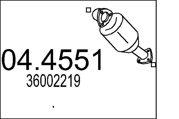 MTS katalizátor 04.4551