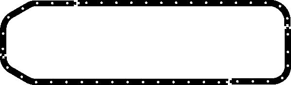 ELRING 473.530 Gasket, oil sump