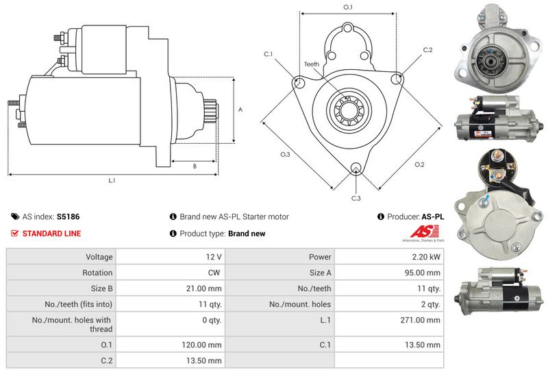 AS-PL S5186 Starter