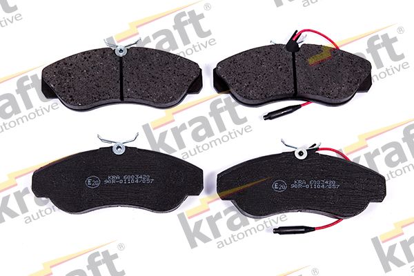 KRAFT Automotive 6003420 Комплект гальмівних накладок, дискове гальмо