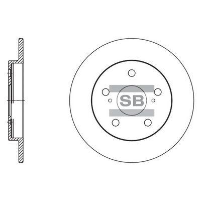 Гальмівний диск, Hi-Q SD4616