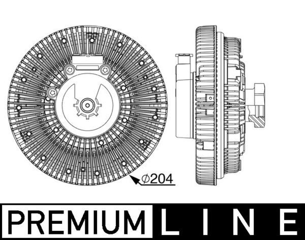 Συμπλέκτης, βεντιλατέρ ψυγείου  BEHR *** PREMIUM LINE ***