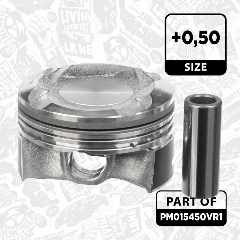 Product Image - Zuigerset - PM015450VR1 - ET ENGINETEAM