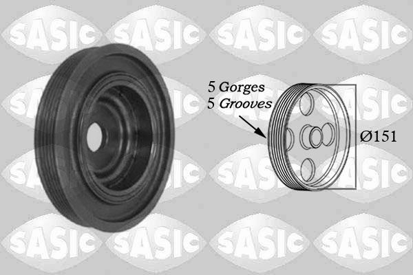SASIC 2154008 Belt Pulley, crankshaft
