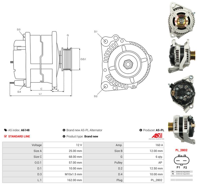 Generaator, AS-PL A6148