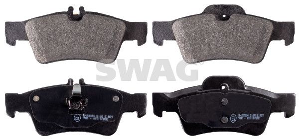 комплект спирачно феродо, дискови спирачки SWAG