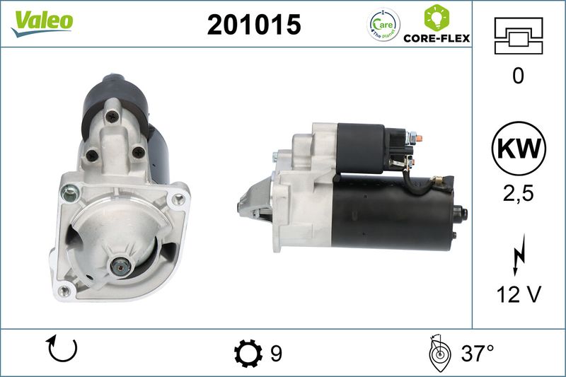 VALEO Startmotor / Starter 201015