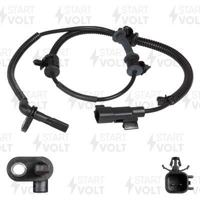 Датчик ABS Opel Insignia (08-)/Astra J (10-)/Zafira C (11-) пер. цв. (VS-ABS 0518) StartVOLT