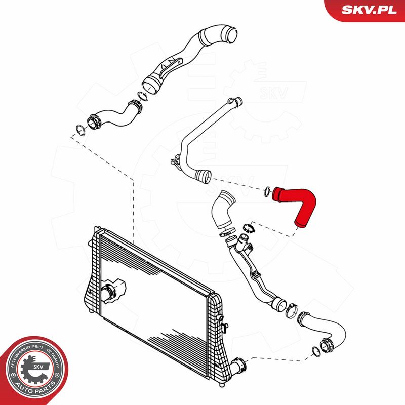 ESEN SKV 24SKV615 Charge Air Hose