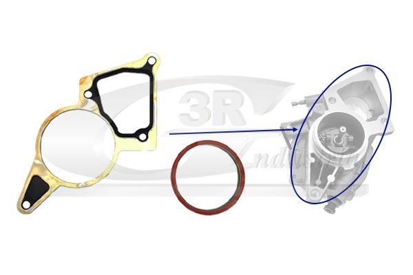3RG 74300 Gasket, vacuum pump