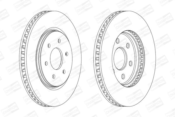 Гальмівний диск, Champion 562813