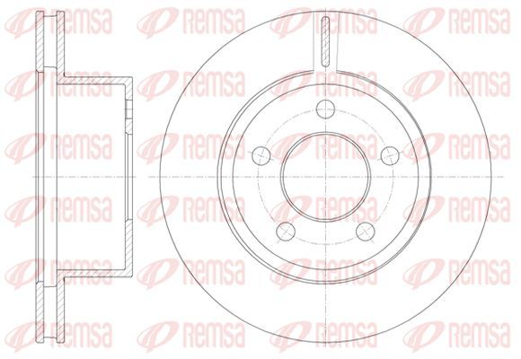 спирачен диск KAWE