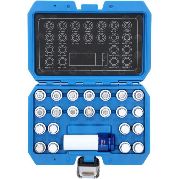 Tööriistade komplekt, veljelukk, KS TOOLS BT691260