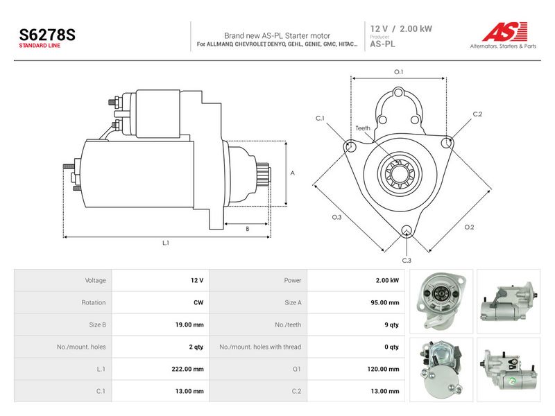 This part match OEM code: 897135-3432