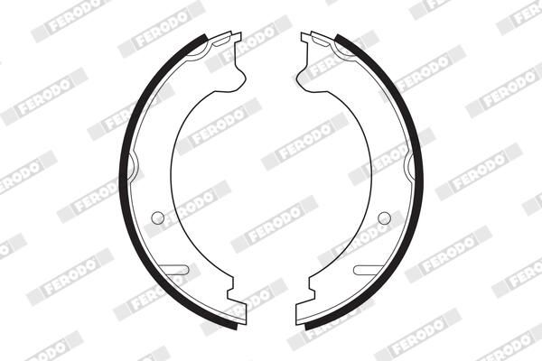 FERODO FSB522 Brake Shoe Set, parking brake
