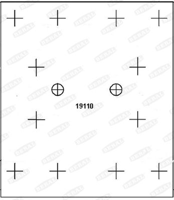 Sada brzdového obloženi, bubnová brzda KBL19109.0-1637