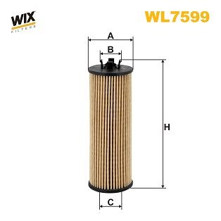 Оливний фільтр, Wix Filters WL7599