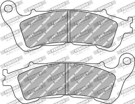 FERODO RACING fékbetétkészlet, tárcsafék FDB2196EF