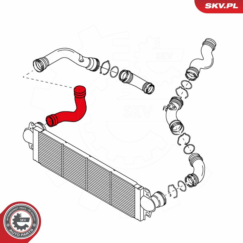 ESEN SKV 24SKV018 Charge Air Hose