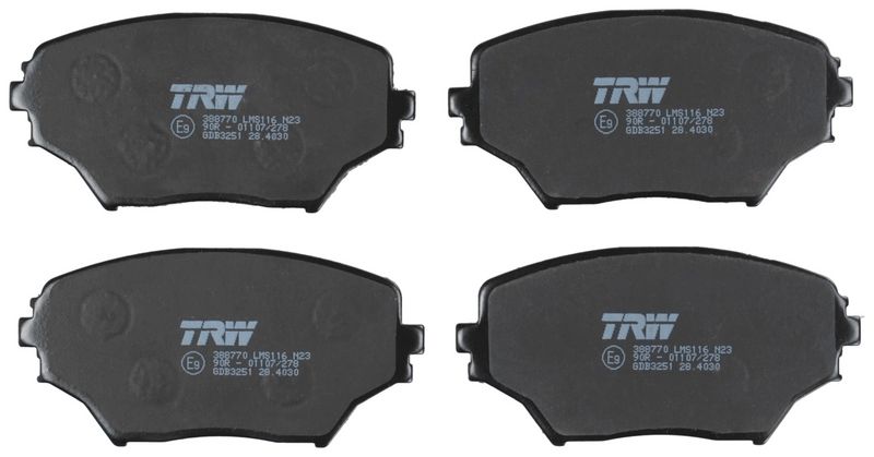 TRW GDB3251 Brake Pad Set, disc brake