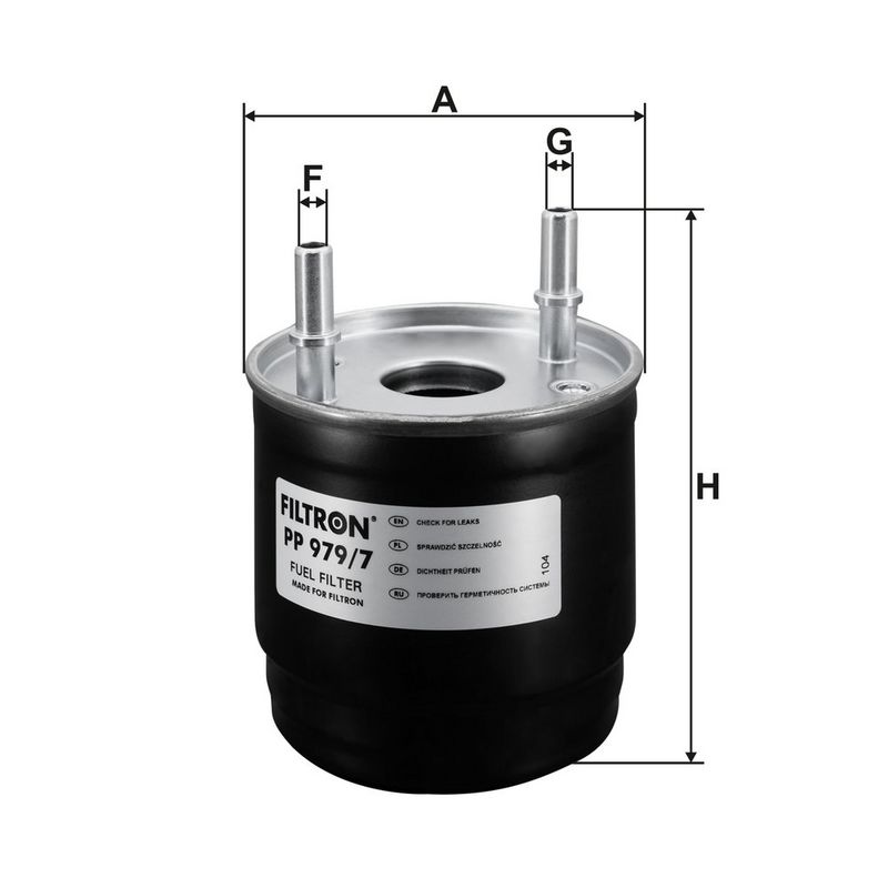 Kütusefilter, FILTRON PP 979, 7