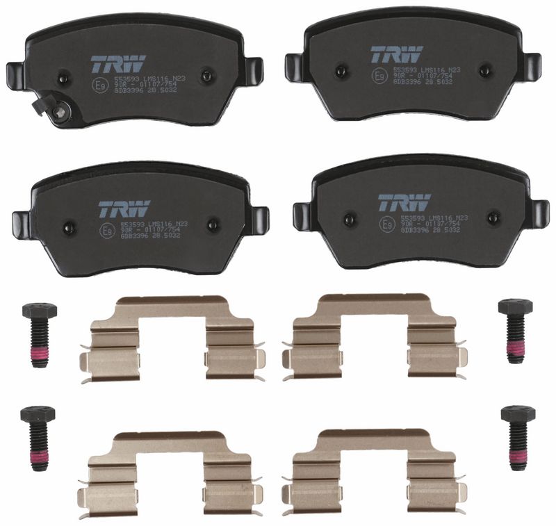 TRW GDB3396 Brake Pad Set, disc brake