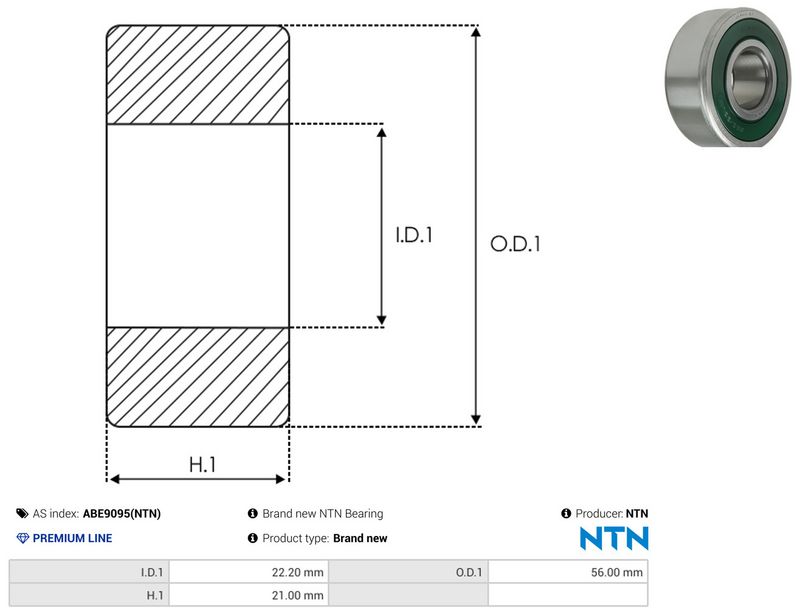 AS-PL ABE9095(NTN) Bearing