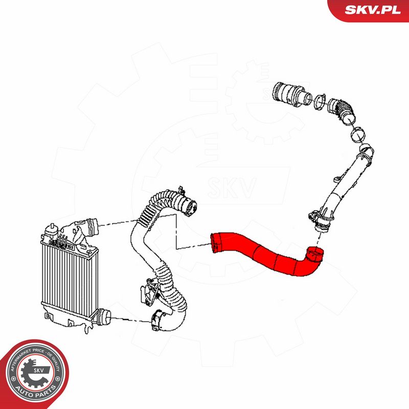 ESEN SKV 43SKV492 Charge Air Hose