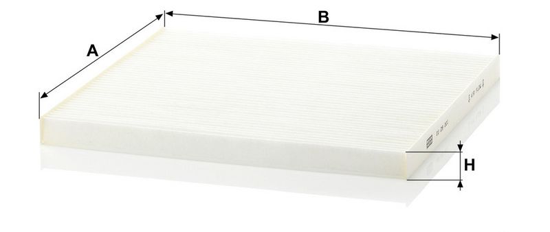 Filter, salongiõhk, MANN-FILTER CU 29 001