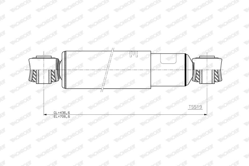 tlumič pérování MB Actros MP4 T5519