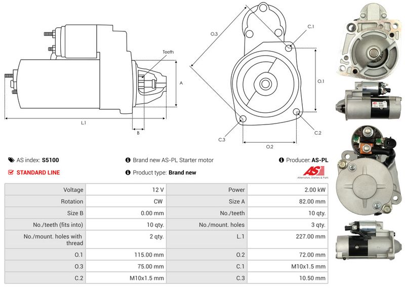 AS-PL S5100 Starter