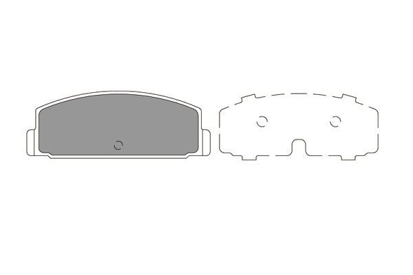 KAVO PARTS Remblokkenset, schijfrem KBP-5545