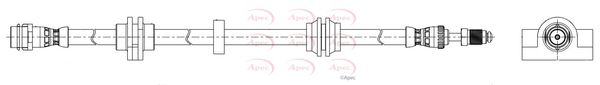 APEC Brake Hose HOS4304