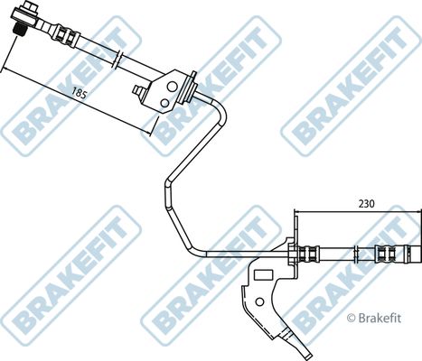 APEC Brake Hose BHO4289