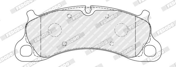 FERODO FDB4664 Brake Pad Set, disc brake