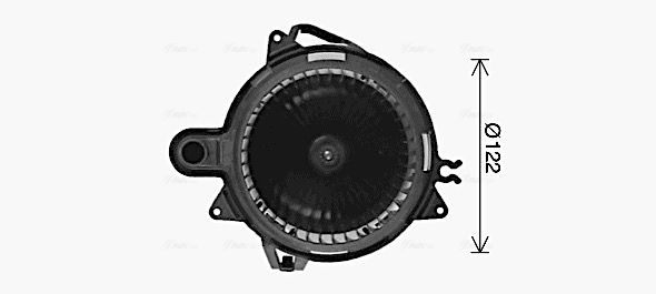 Pulseur d'air habitacle AVA QUALITY COOLING RT8676