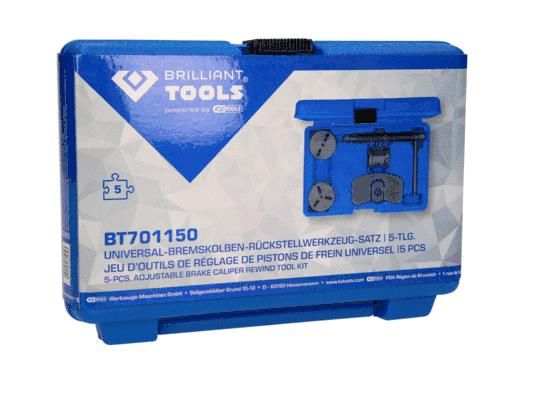 Pöörde-, tagasitõmbetööriistakomplekt, pidurisadulakolb, KS TOOLS BT701150