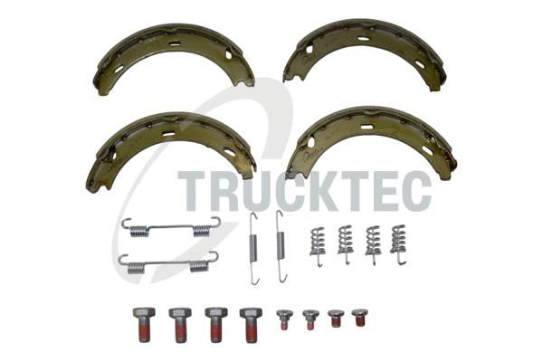 TRUCKTEC AUTOMOTIVE 02.35.203 - Stovėjimo stabdžio trinkelių komplektas