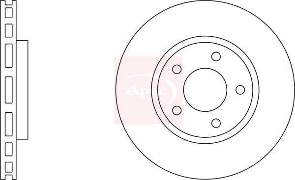 APEC Brake Disc DSK972