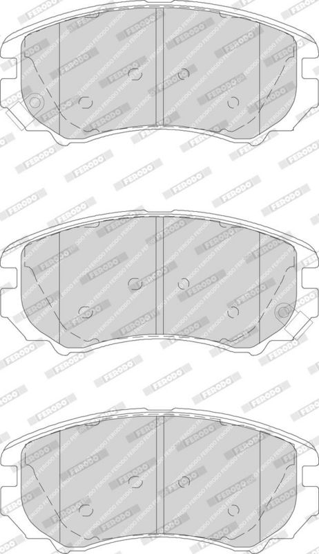 FERODO Plaquettes de frein à disque FDB1733