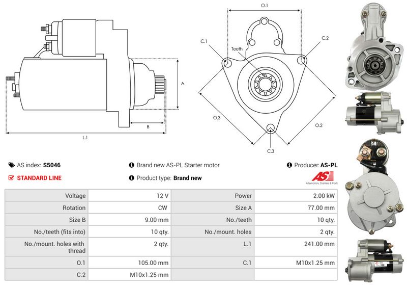 AS-PL S5046 Starter